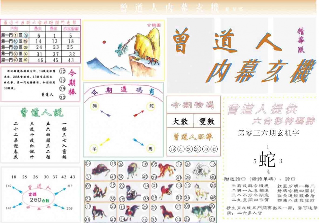 036期曾道人内幕精华版[图]